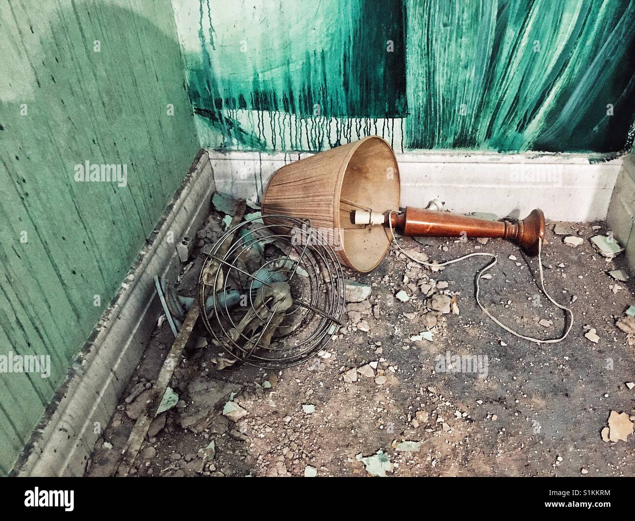 Zerstörung Stockfoto