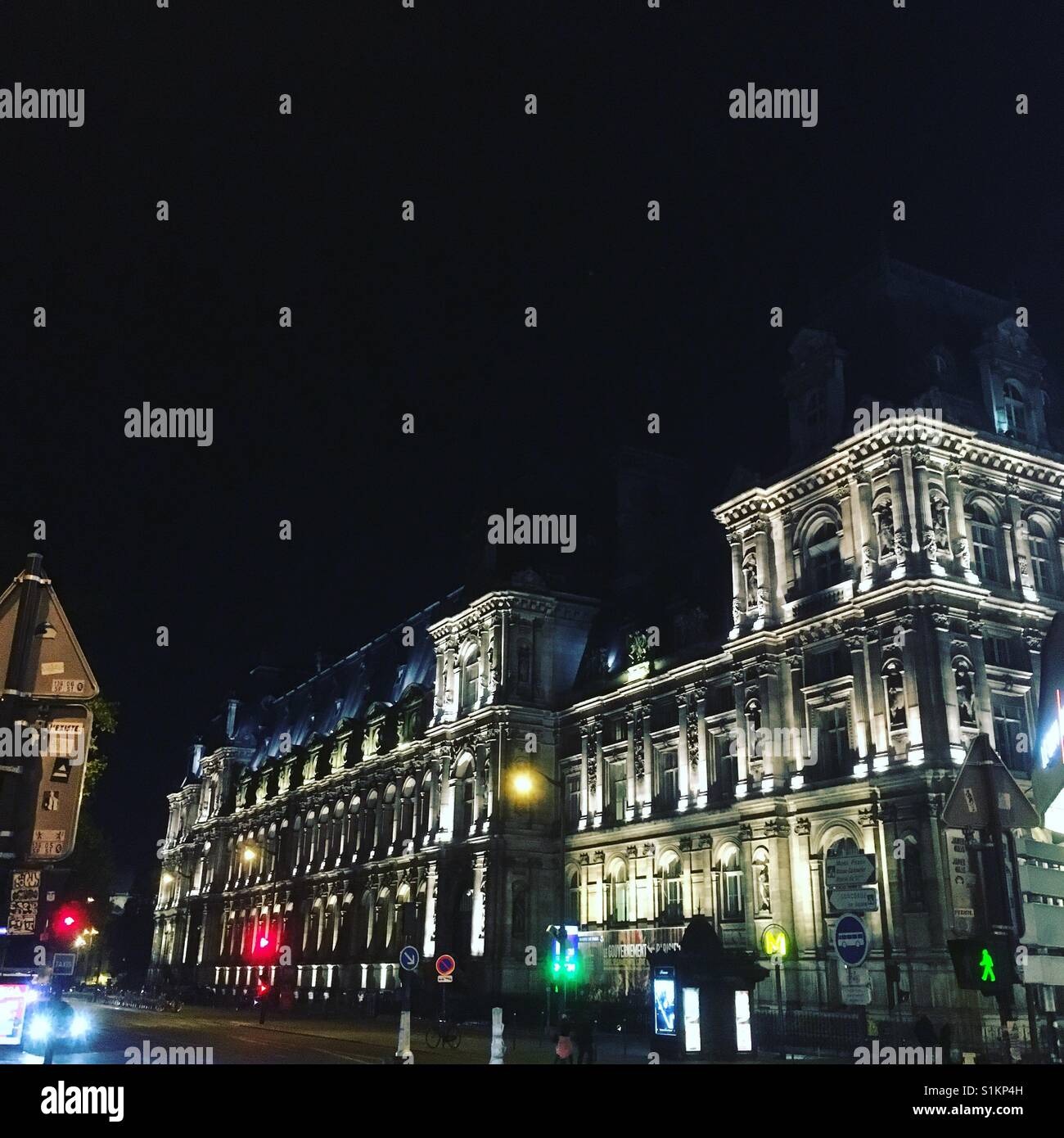 Rathaus von Paris Stockfoto