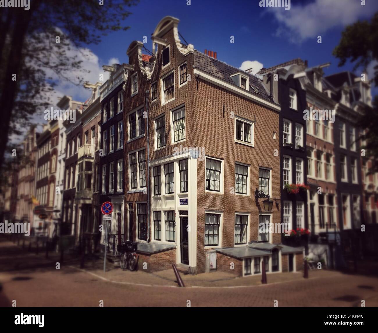 Reguliers Gracht, Amsterdam Stockfoto