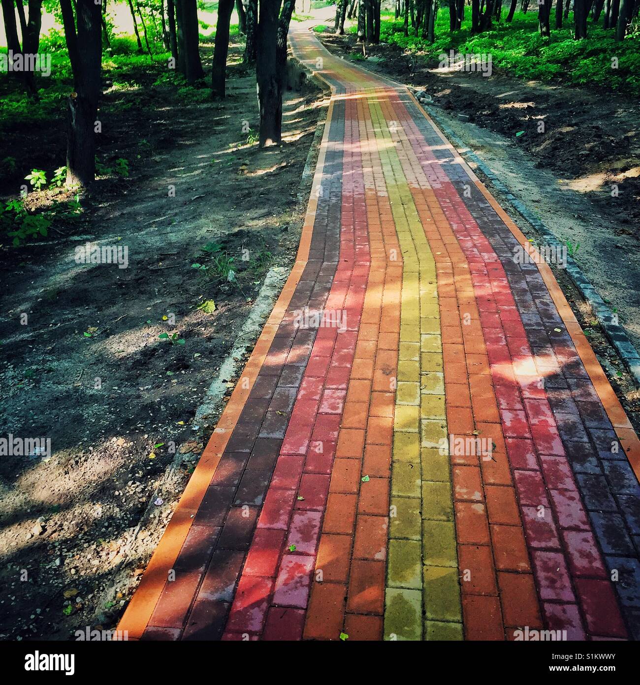 Yellow Brick Road 2017 Ausgabe in Krasnogorsk, Russland Stockfoto