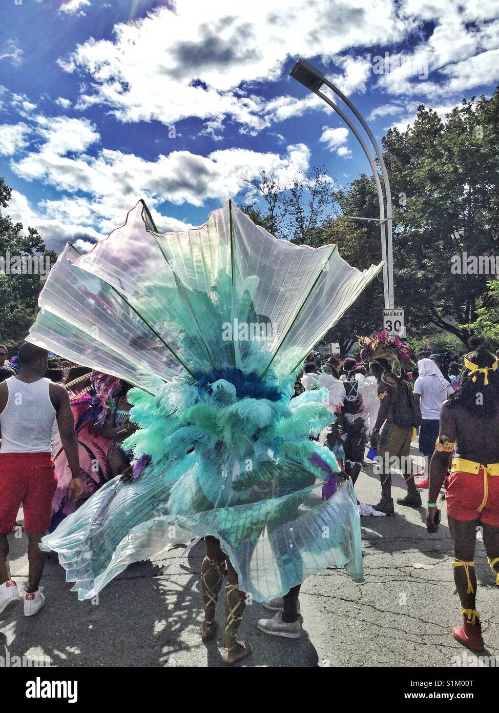 Karibischen Karneval in Toronto. Stockfoto