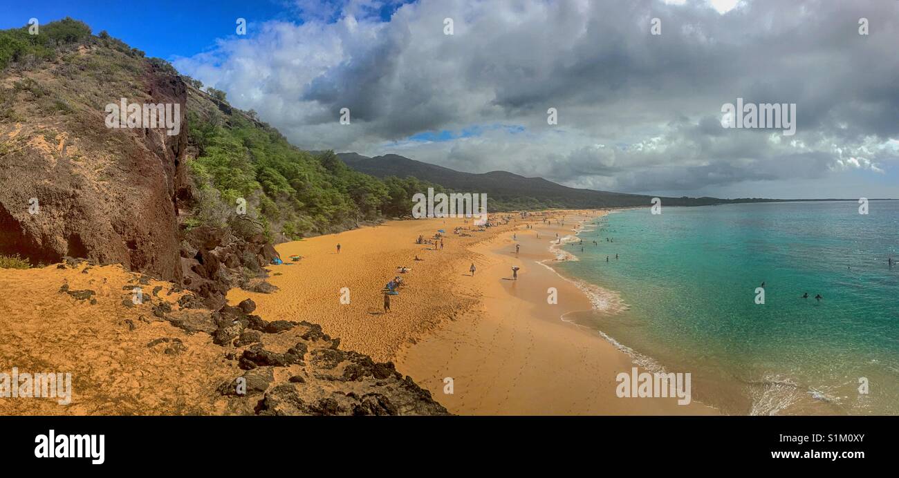 Große Strand, Maui Stockfoto