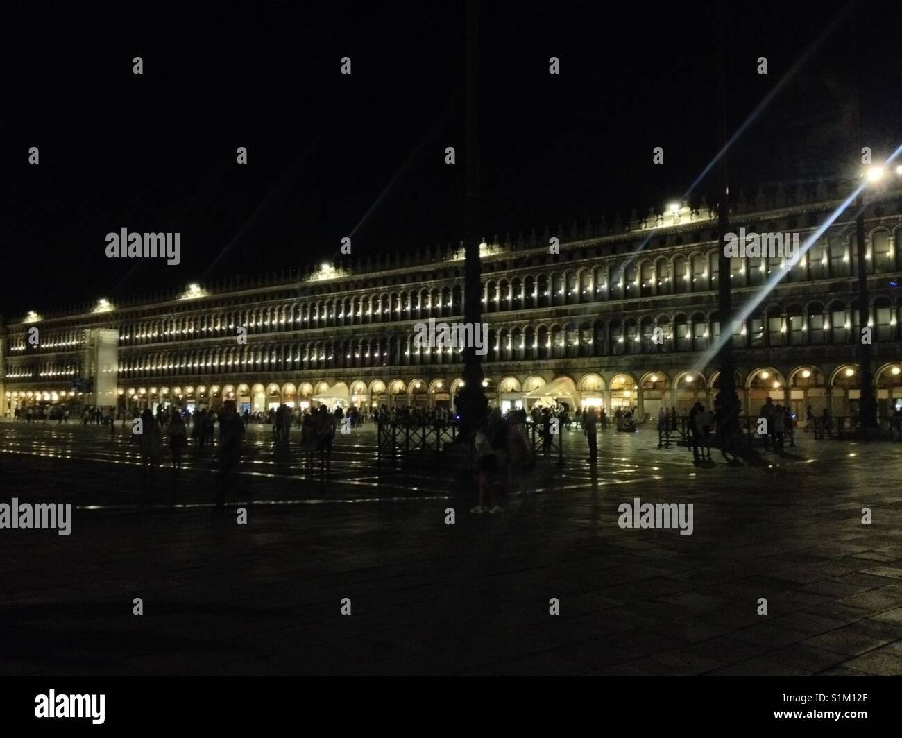 Piazza San Marco, Venedig, Italien (Querformat). Von Matthew Oakes genommen. Stockfoto