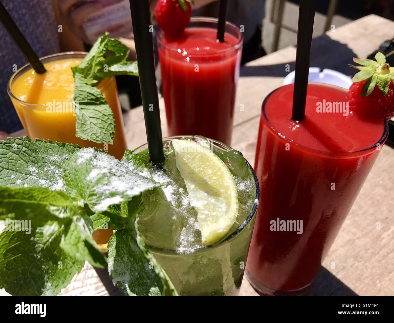 Mojito - Smartphone-aufgenommenes Stockfoto