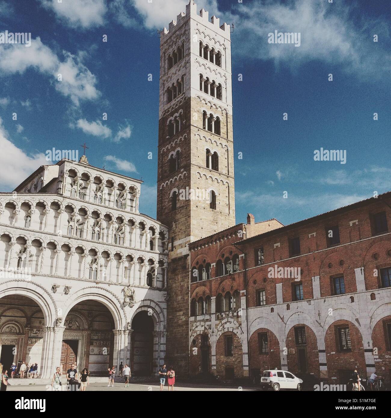 Kathedrale San Martino in Lucca, Italien Stockfoto