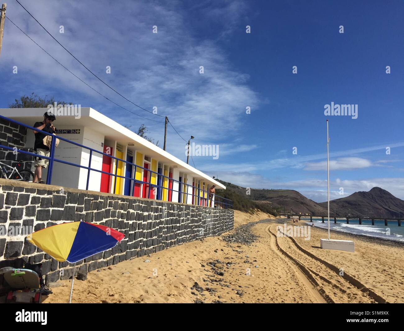 Strand auf Madeira Archipel Stockfoto