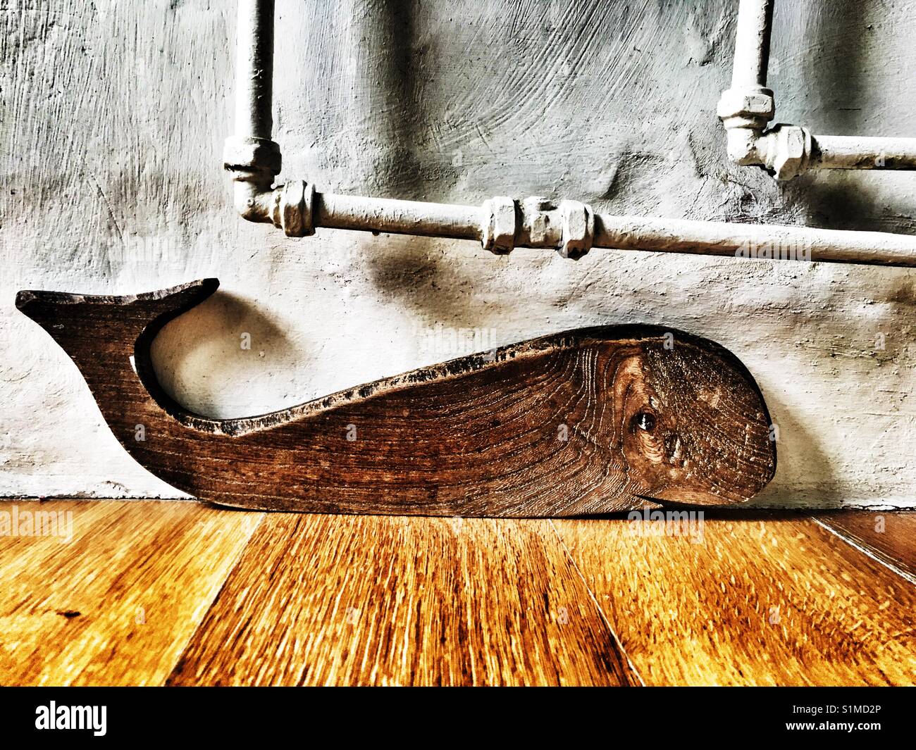 Badezimmer Wasserleitungen - Smartphone-aufgenommenes Stockfoto