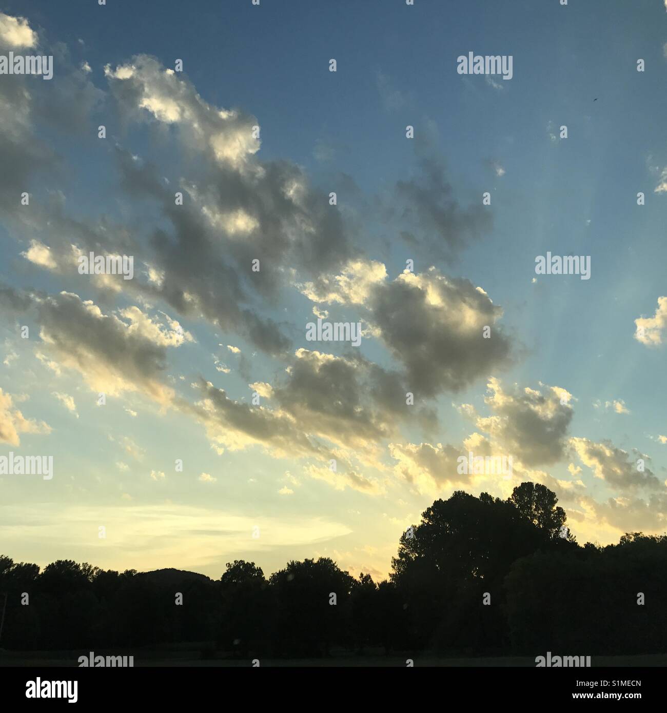 Die Himmel sprechen! Stockfoto