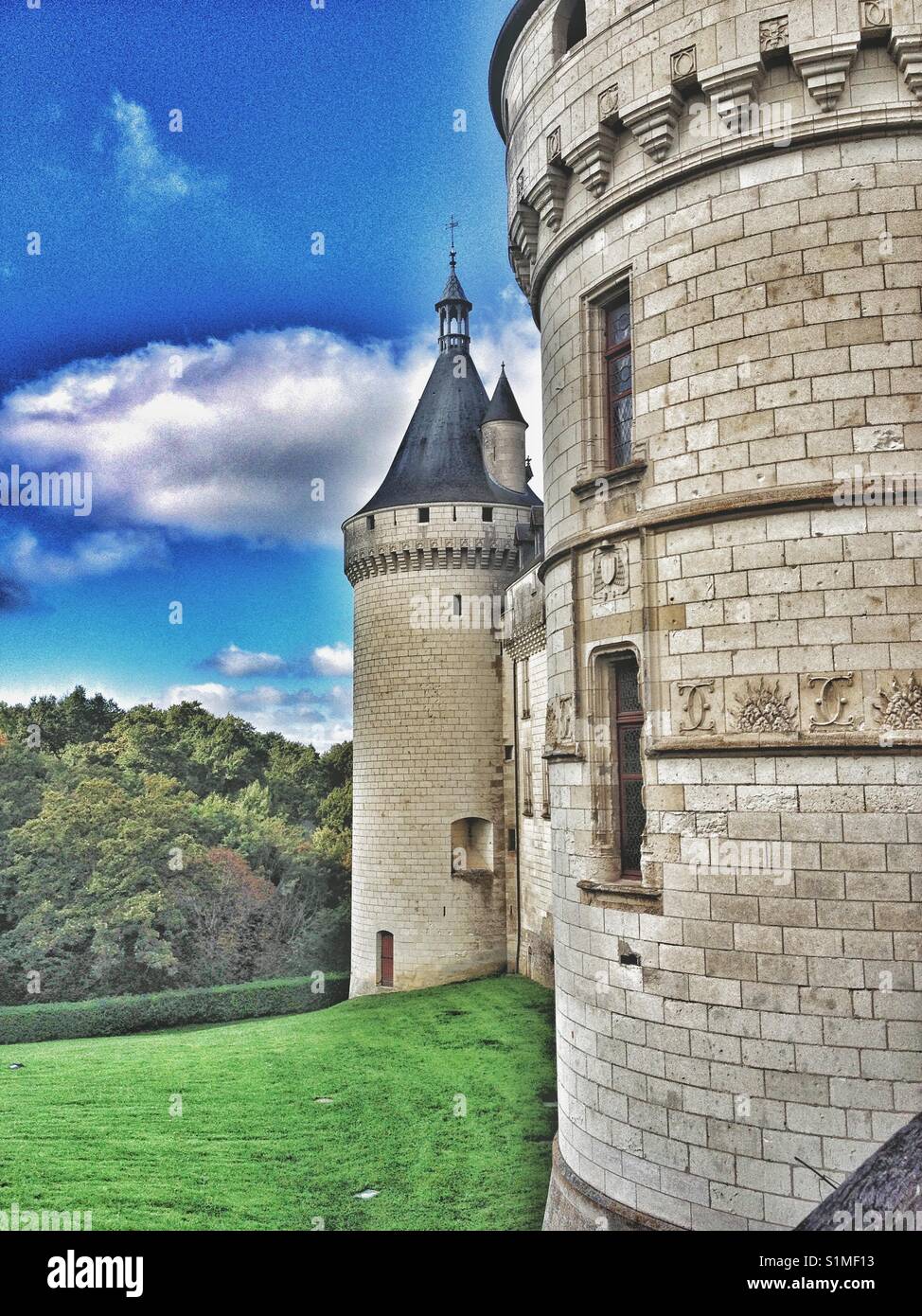 Schloss Chaumont, Loire Tal, Frankreich. Stockfoto