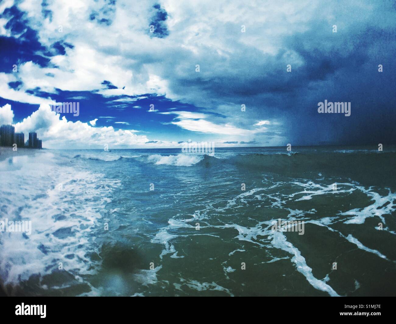 Storm chasing in Südflorida Stockfoto