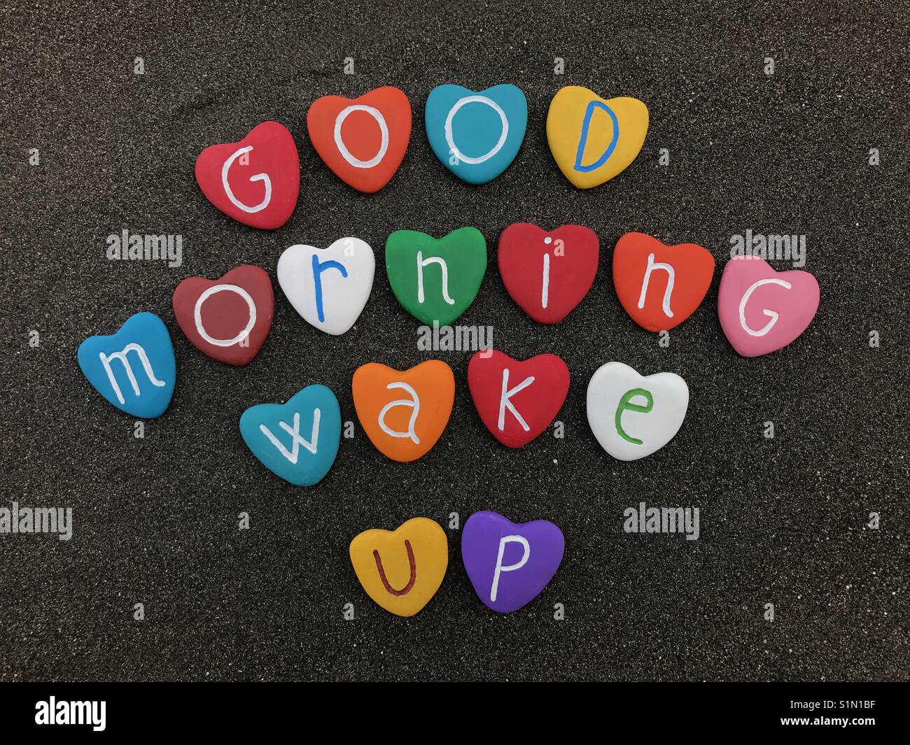 Guten morgen text -Fotos und -Bildmaterial in hoher Auflösung – Alamy