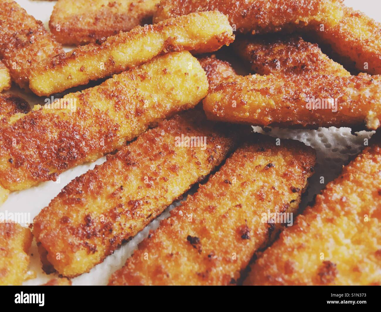 Fishsticks Stockfoto
