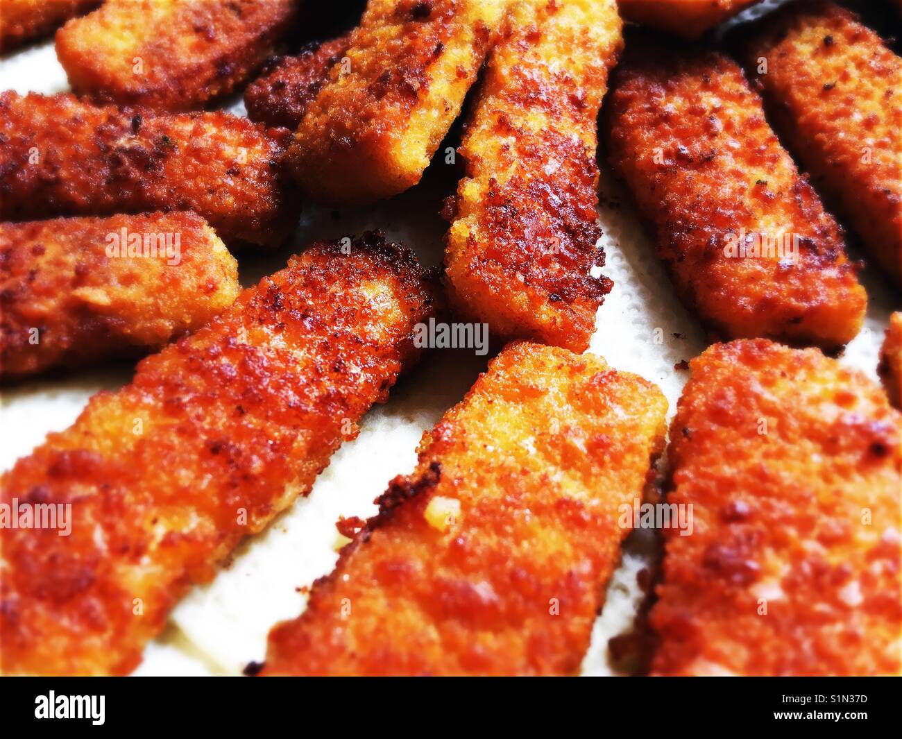 Fishsticks Stockfoto