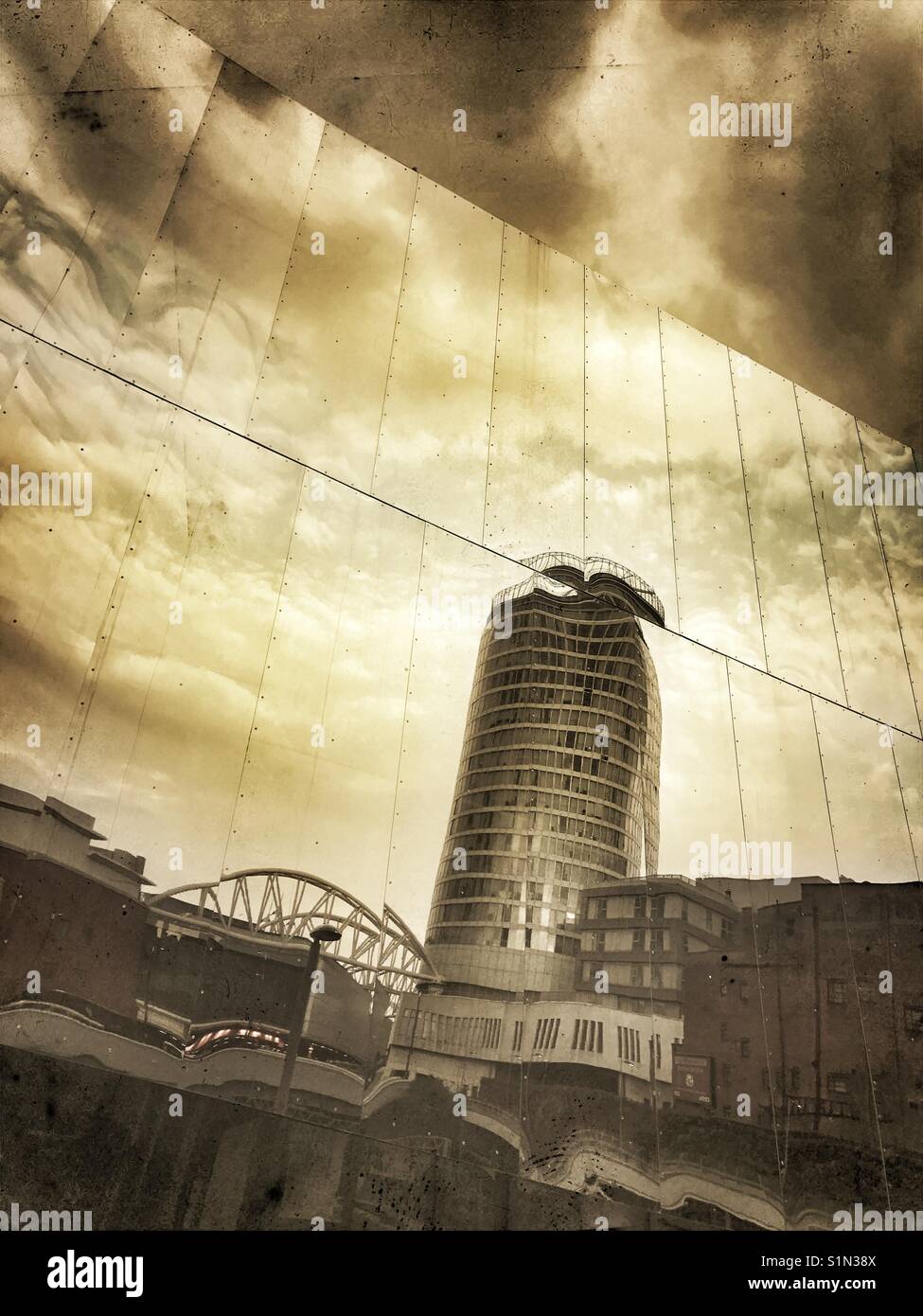 Die Rotunde Gebäude, Birmingham, Großbritannien Stockfoto