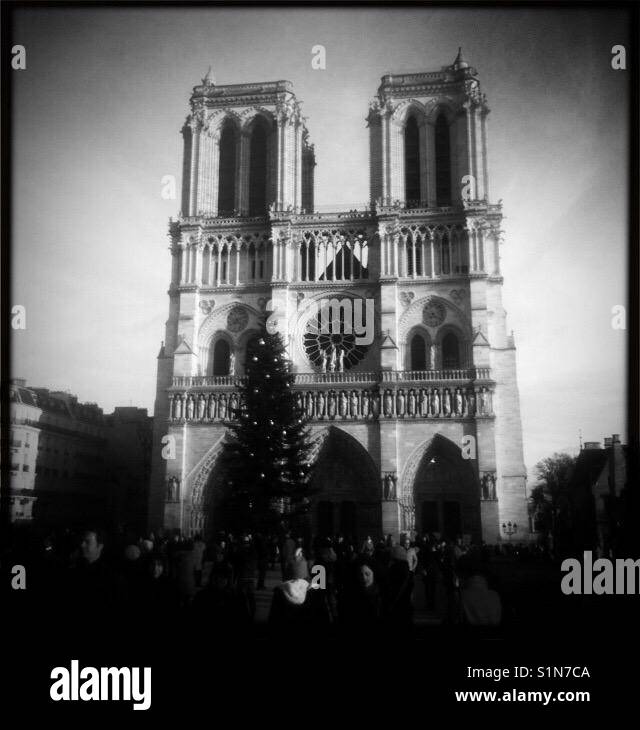Kathedrale Notre-Dame Paris Stockfoto