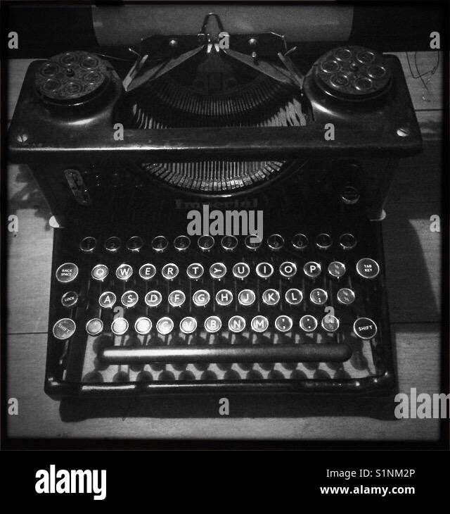 Schreibmaschine Bletchley Park Stockfoto