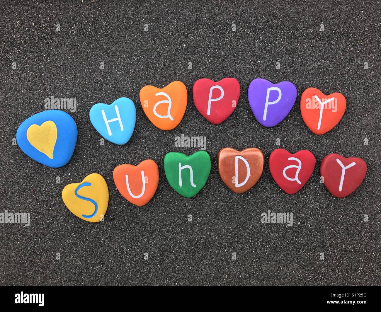 Gesegneten Sonntag - Smartphone-aufgenommenes Stockfoto