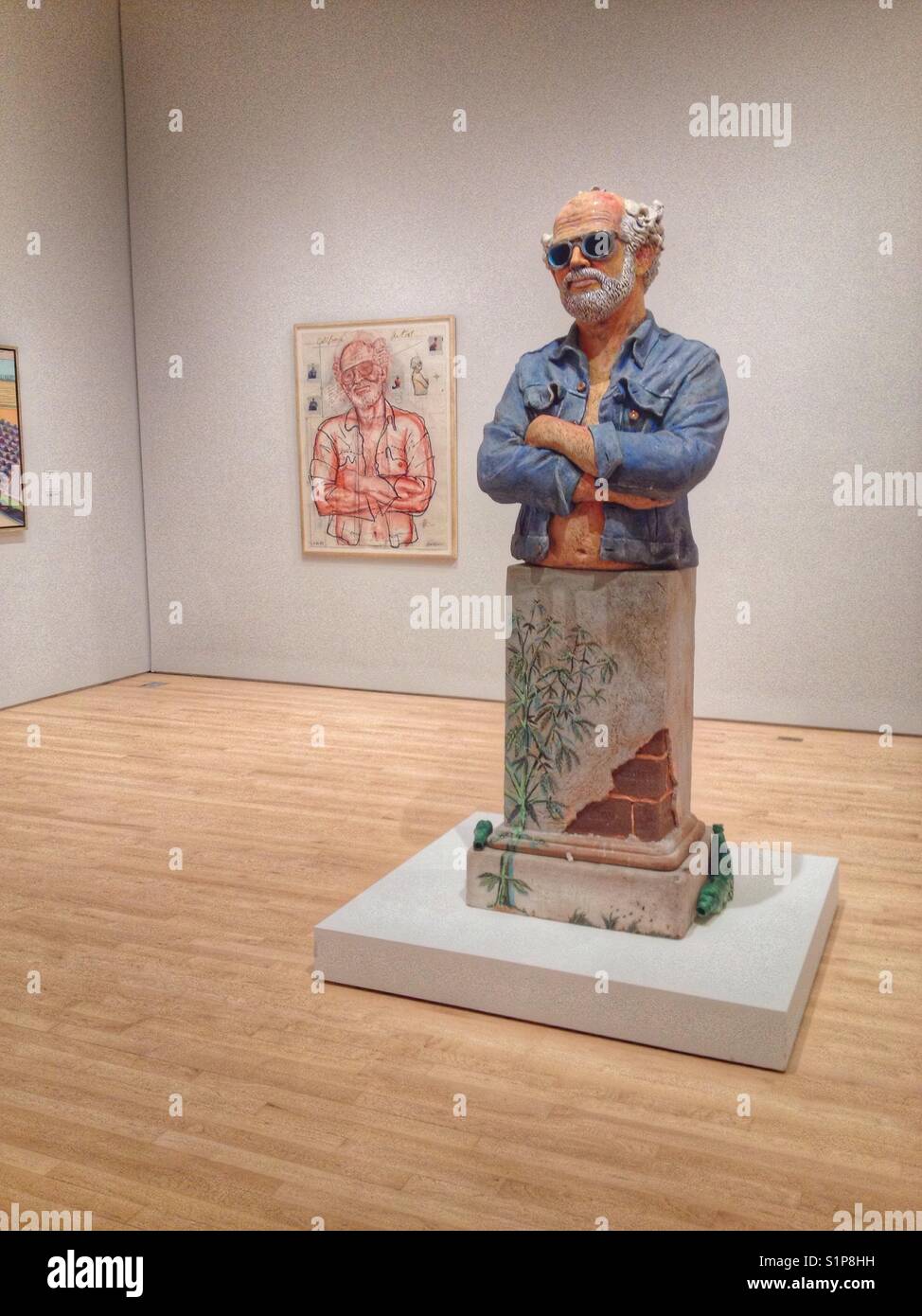 San Francisco Museum der Modernen Kunst - Smartphone-aufgenommenes Stockfoto