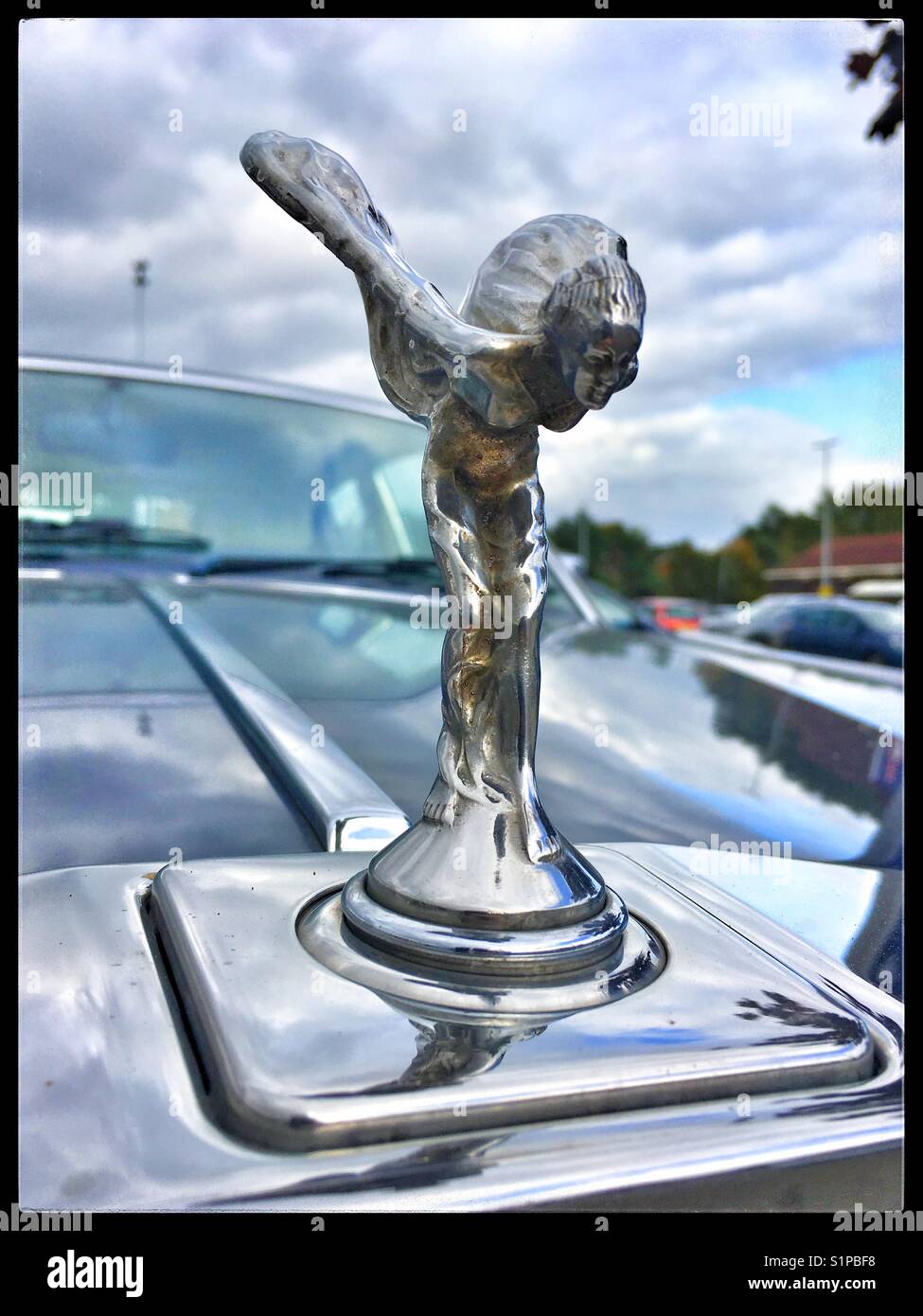 Rolls Royce-Figur. Stockfoto