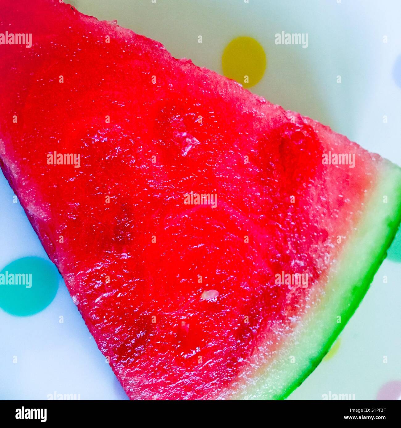 Scheibe Wassermelone Stockfoto
