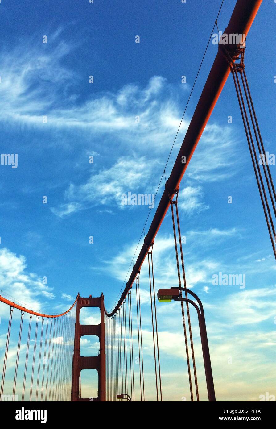 Golden Gate Brücke ar Sant Feancisco, Kalifornien, USA Stockfoto