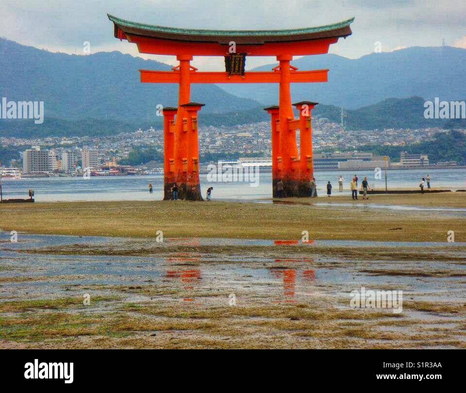 Itsukushima-Schrein Stockfoto