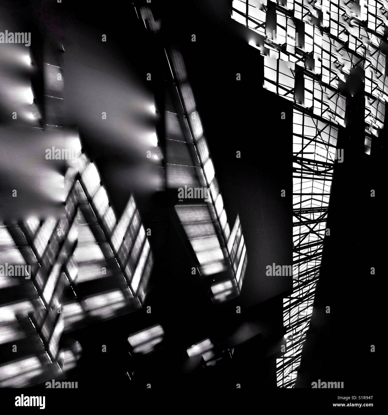 Tate Modern Dach Abstract Stockfoto