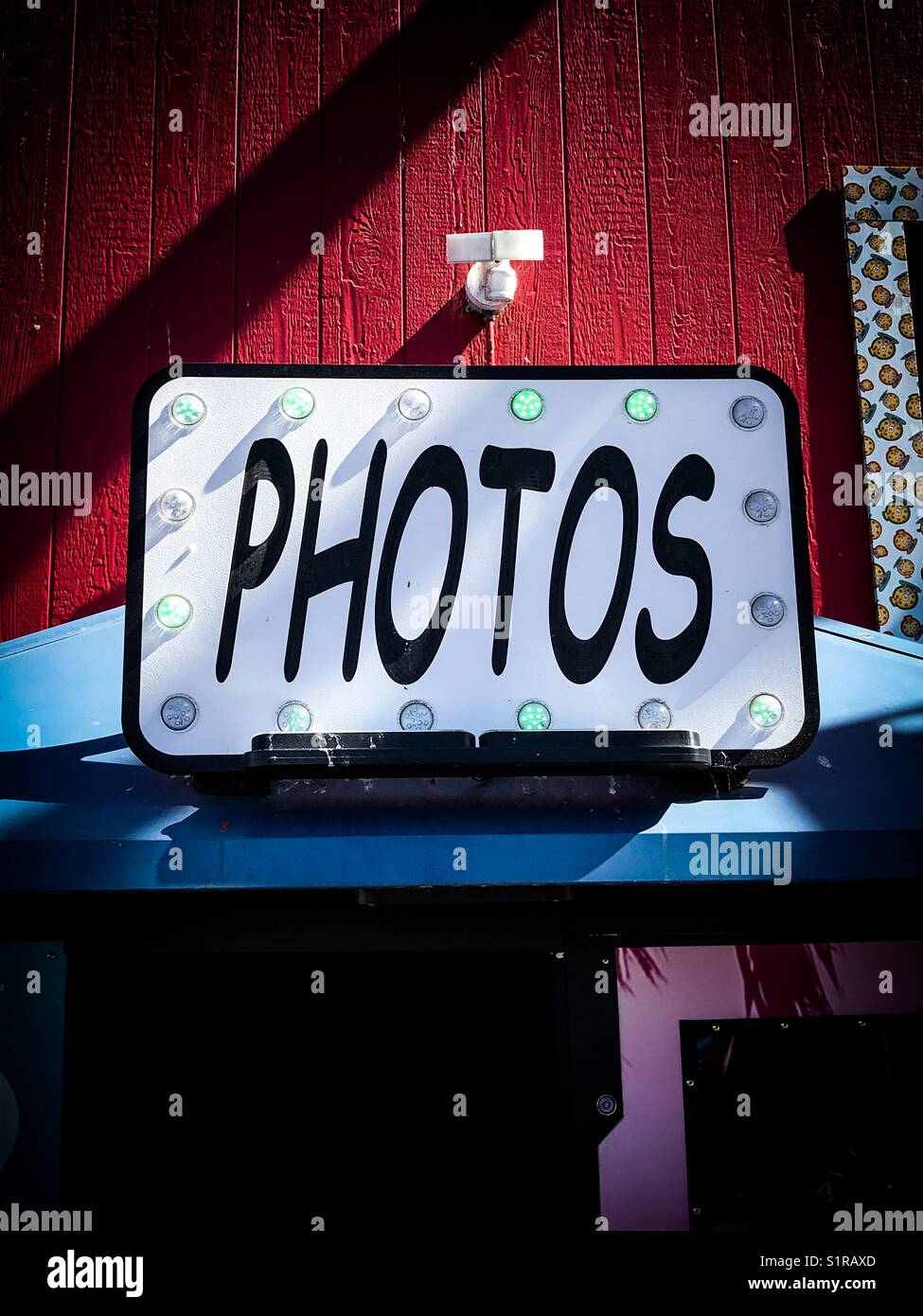 Santa Monica Pier Fotos Stockfoto