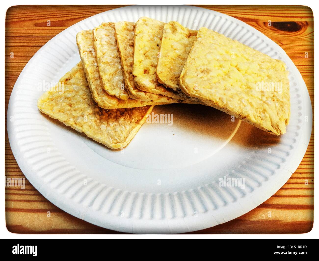 Kallo leicht gesalzen Mais Kuchen verdünnt Stockfoto