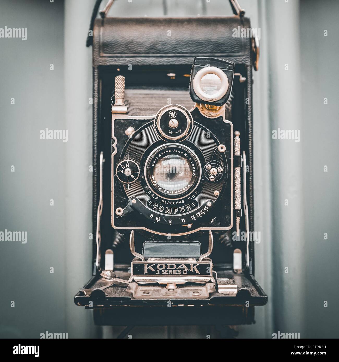Alte Kodak Film Kamera... - Smartphone-aufgenommenes Stockfoto