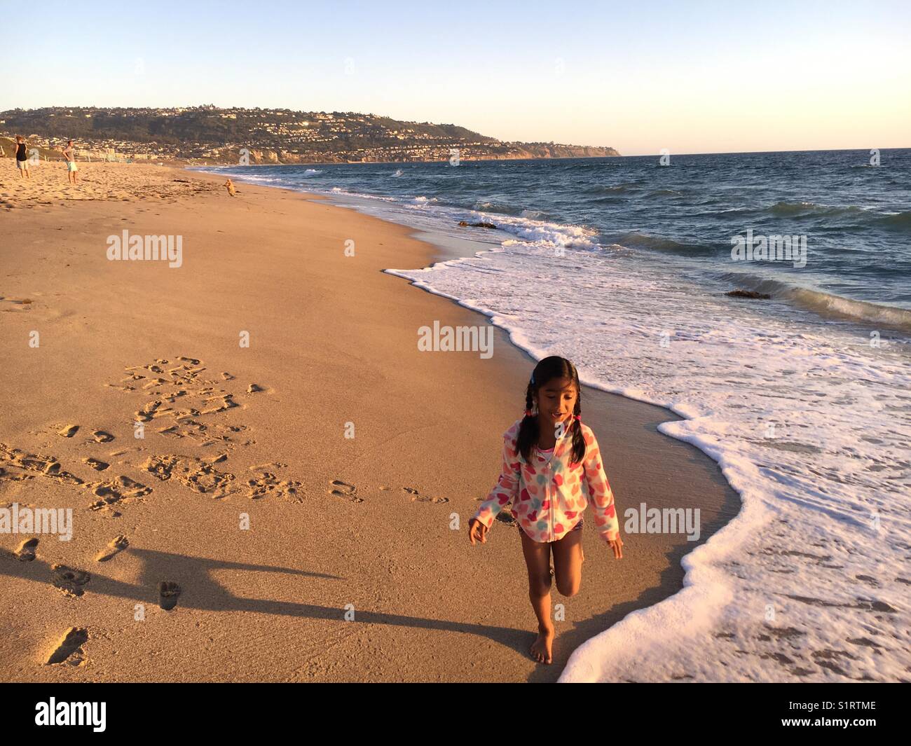 Malerische Strand, redendo Beach, California Beach Stockfoto