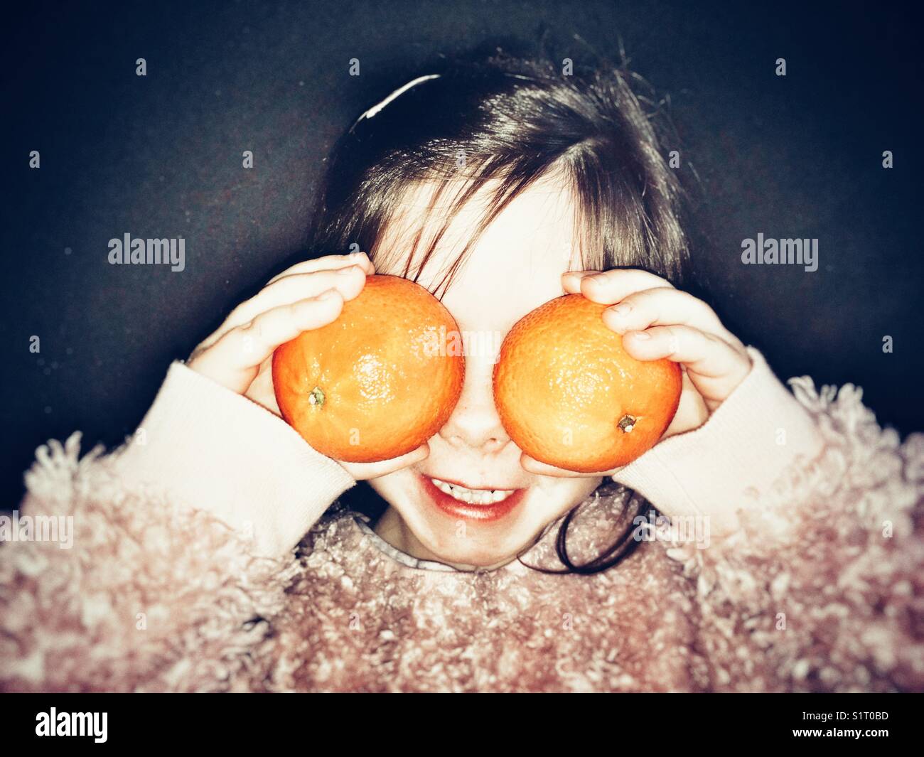 Mandarine Augen - Smartphone-aufgenommenes Stockfoto