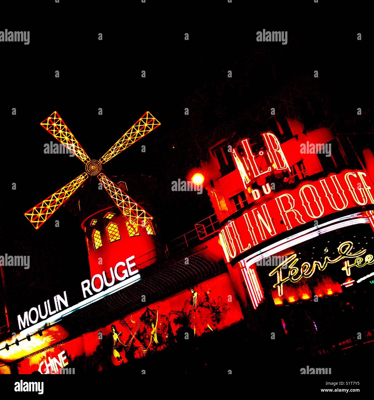 Moulin Rouge, Paris Stockfoto