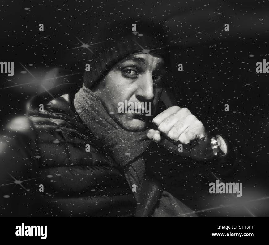 Foto posieren, nur ein Witz und Spaß mit technischen Details! - Smartphone-aufgenommenes Stockfoto