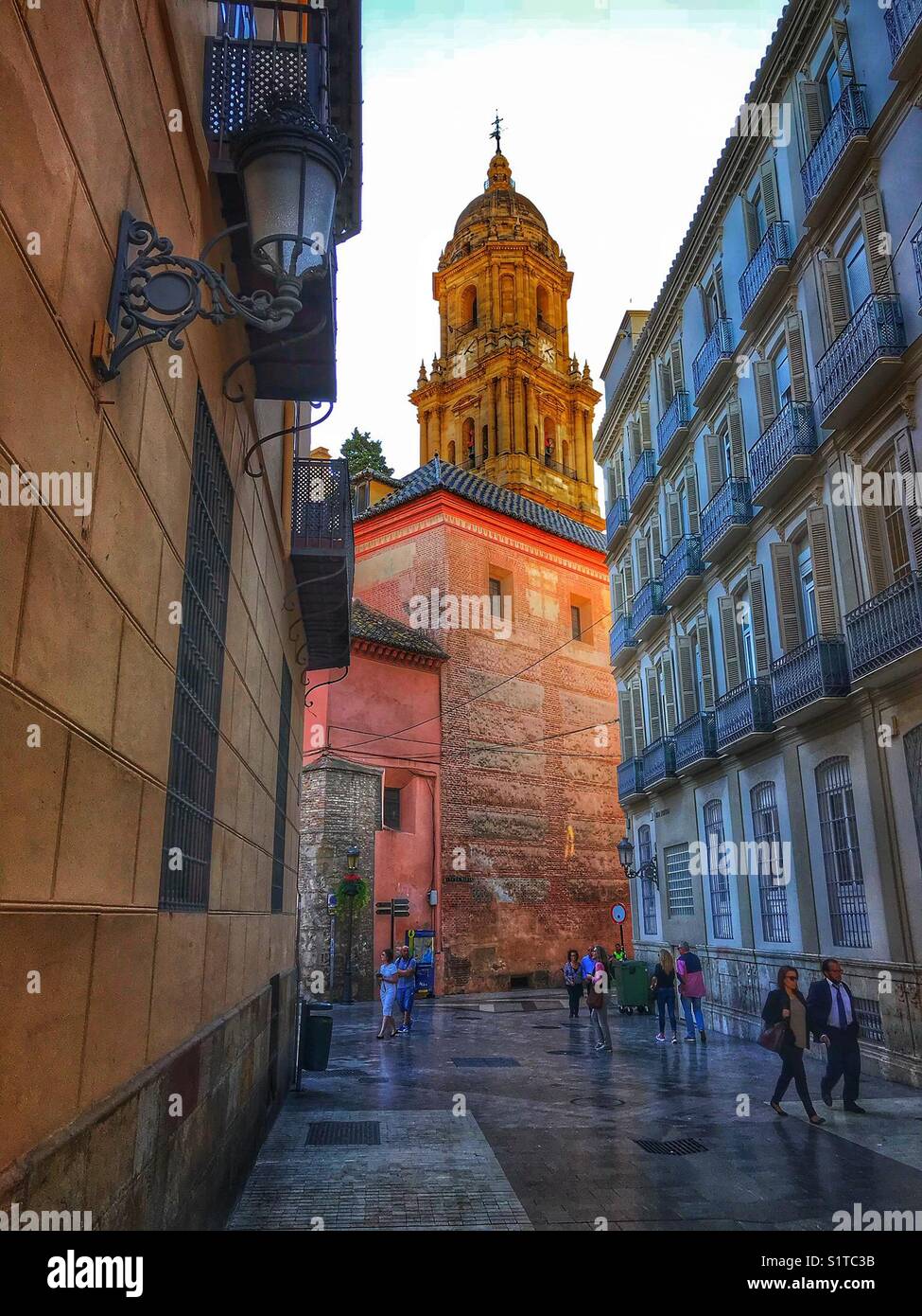 Die Kathedrale von Malaga, Spanien Stockfoto