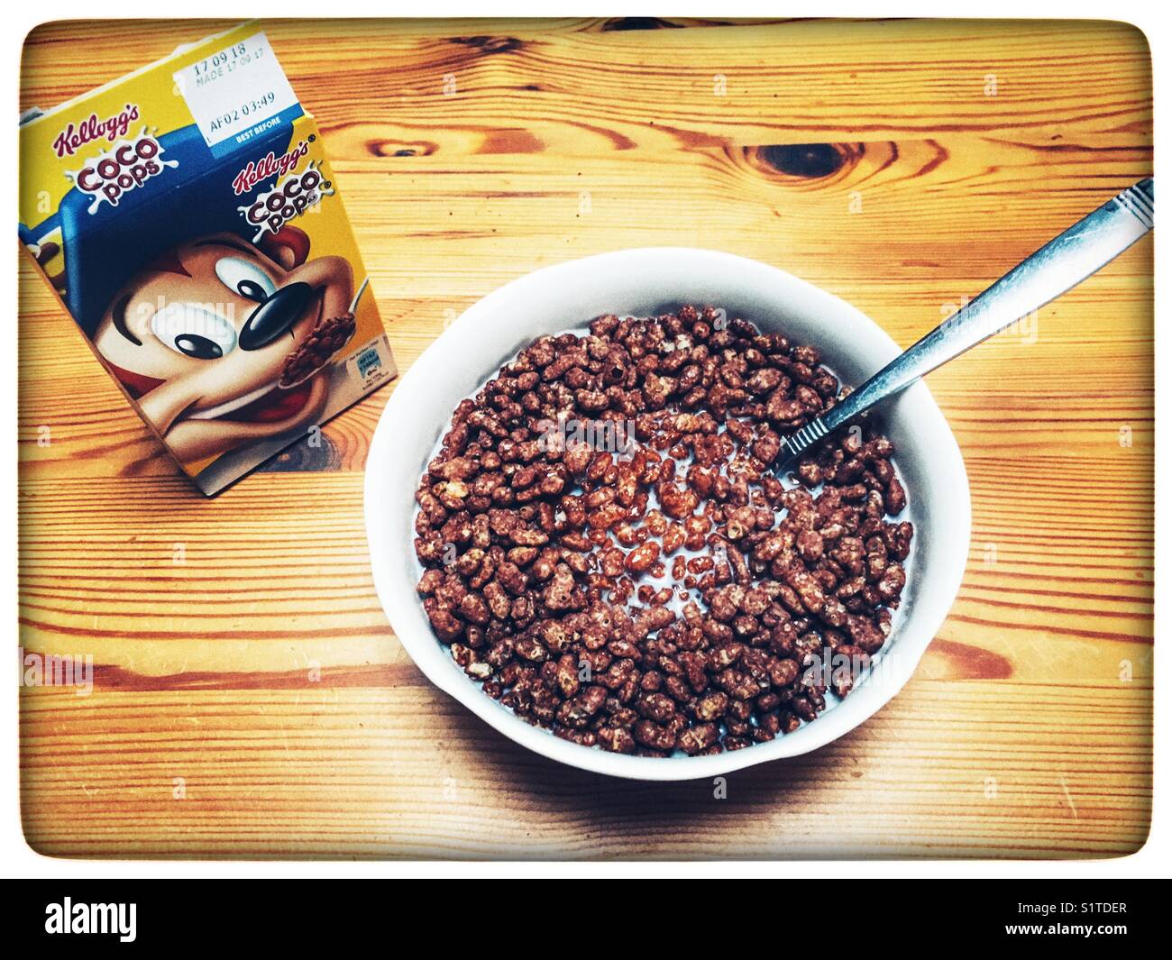 Kellog's CoCo Pops Stockfoto