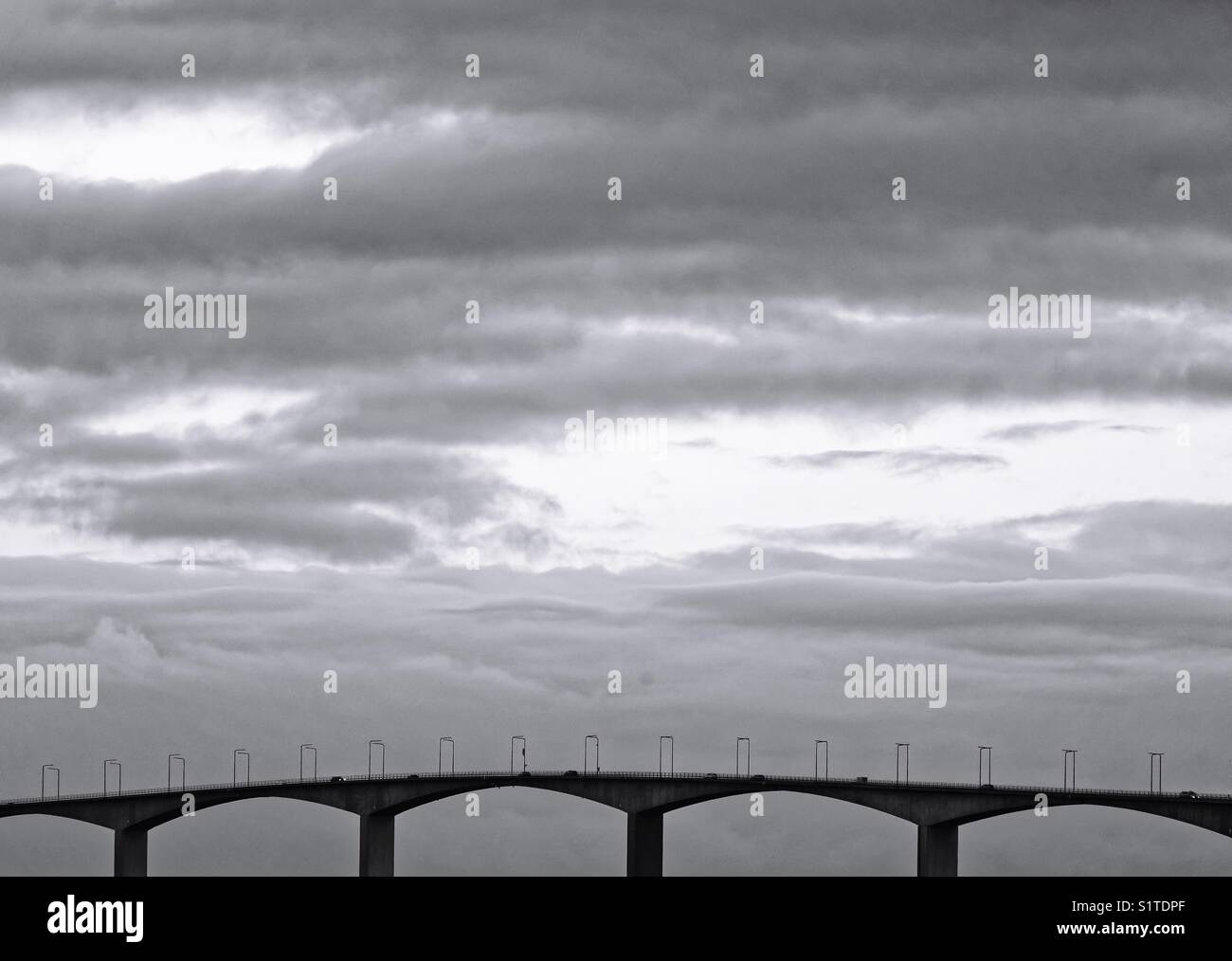 Die ölandbrücke Stockfoto