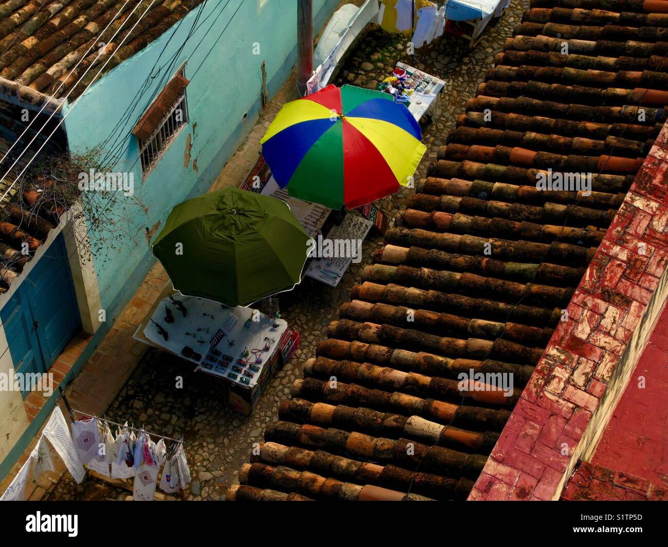 Street Market, Trinidad de Cuba Stockfoto