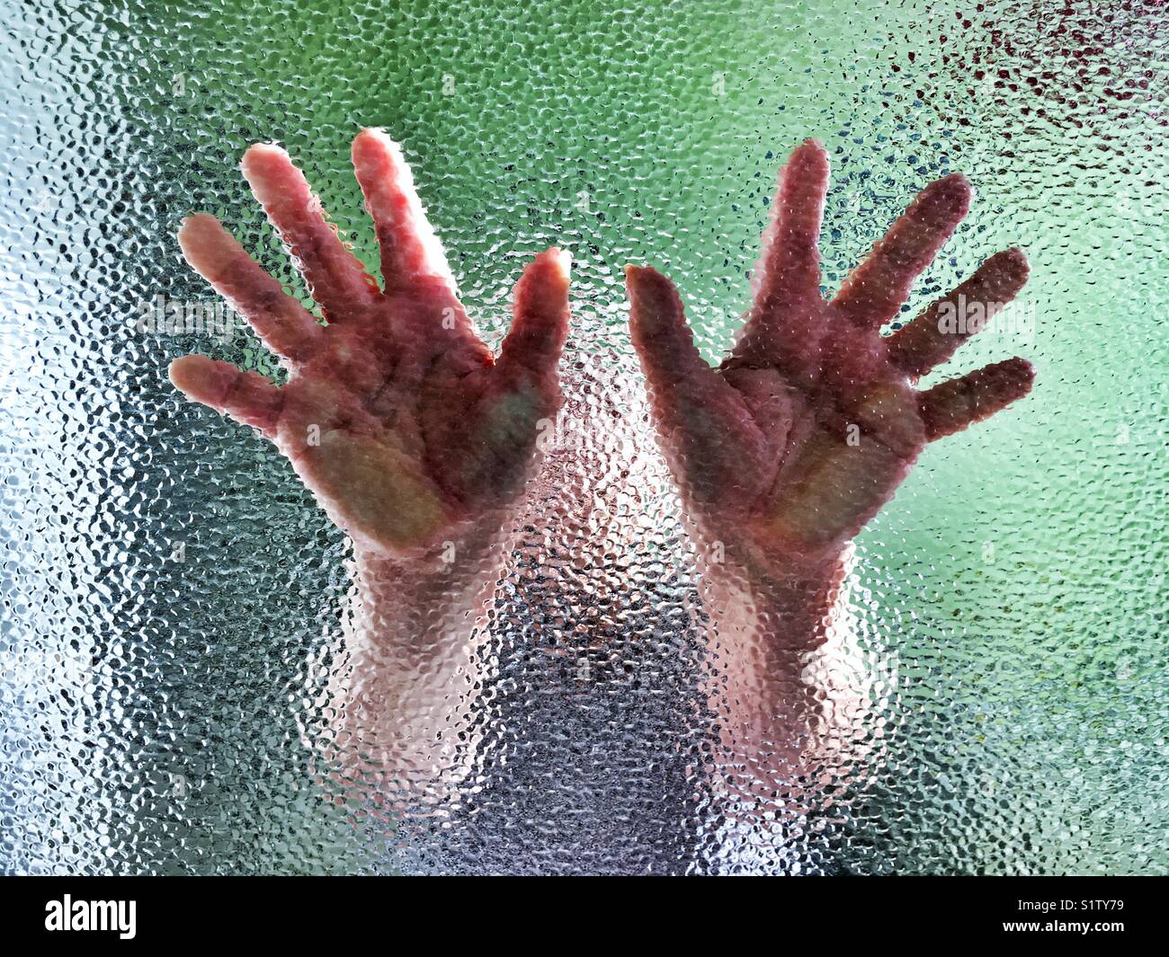 Alte Frau Hände Stockfoto