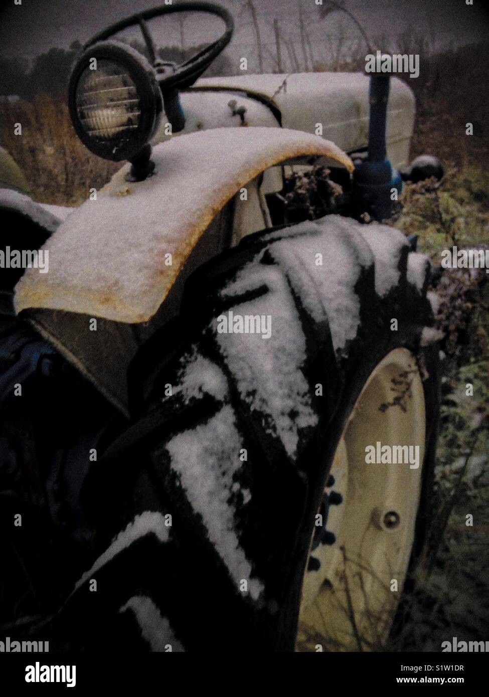 Winterreifen Stockfoto