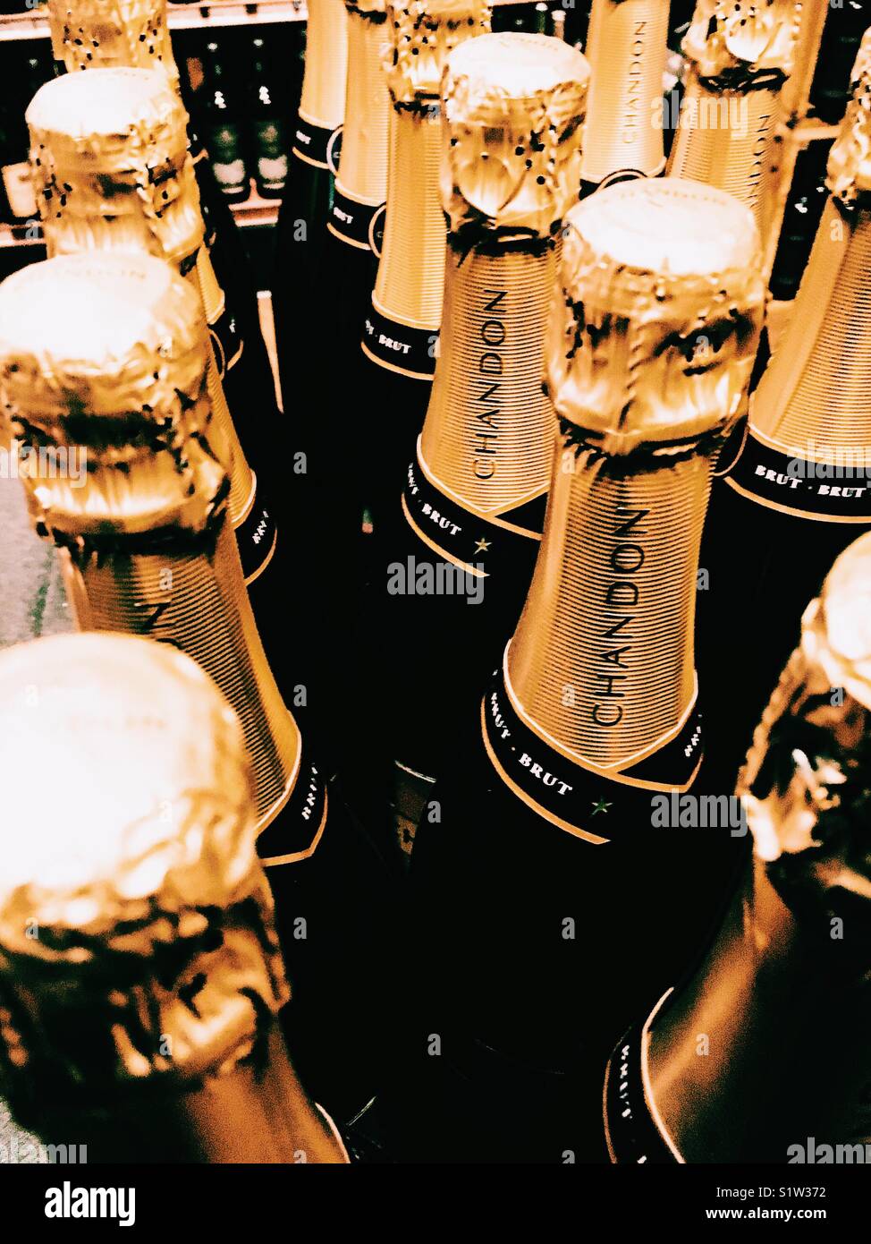 Champagner-party Stockfoto