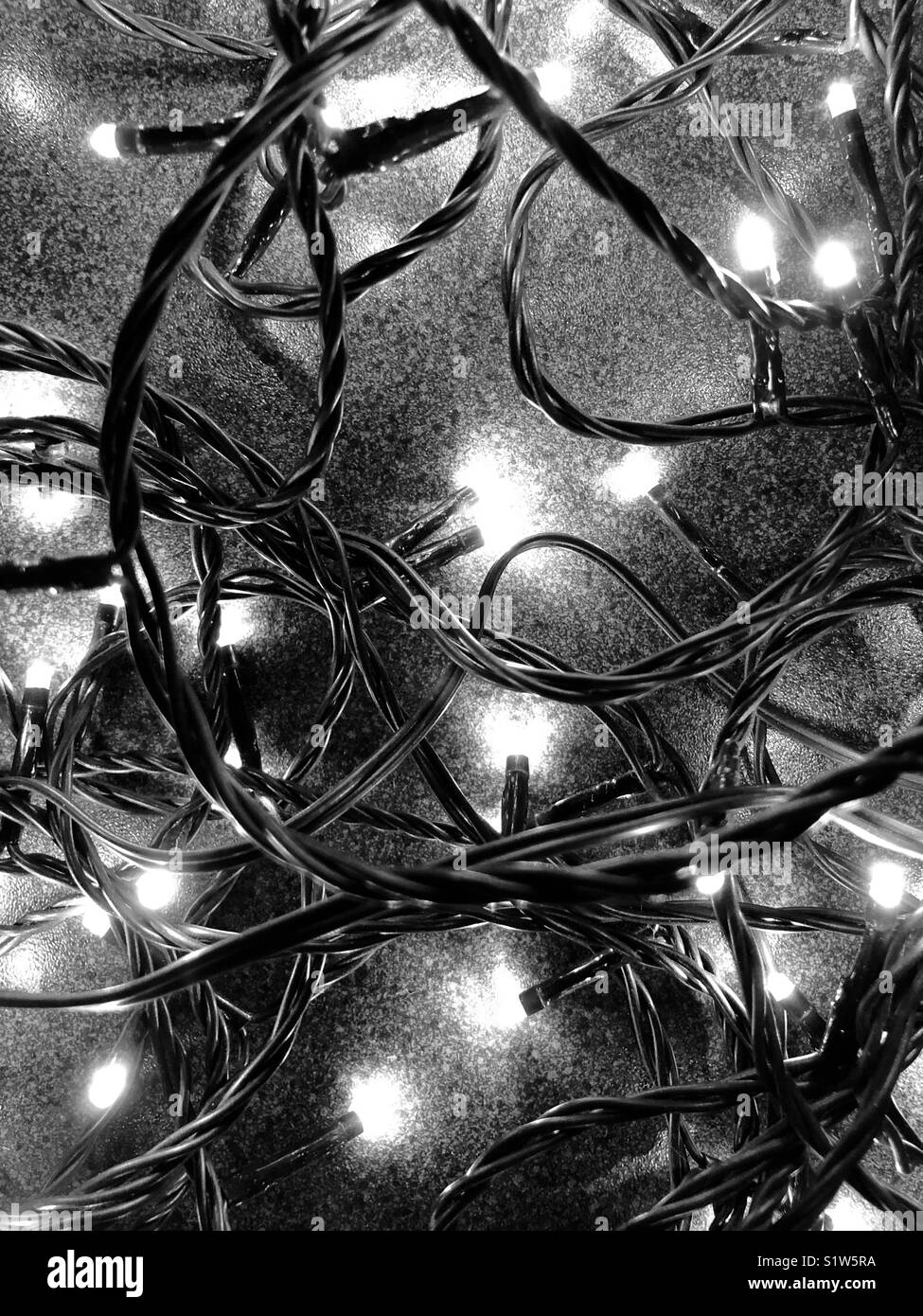 Weihnachtsbeleuchtung Stockfoto