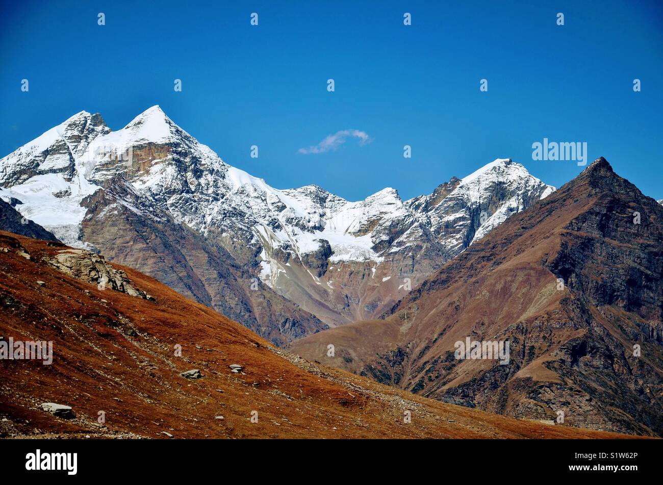 Wundervolle Berge bei rothangpass in Himachal paradesh Indien!!! Stockfoto