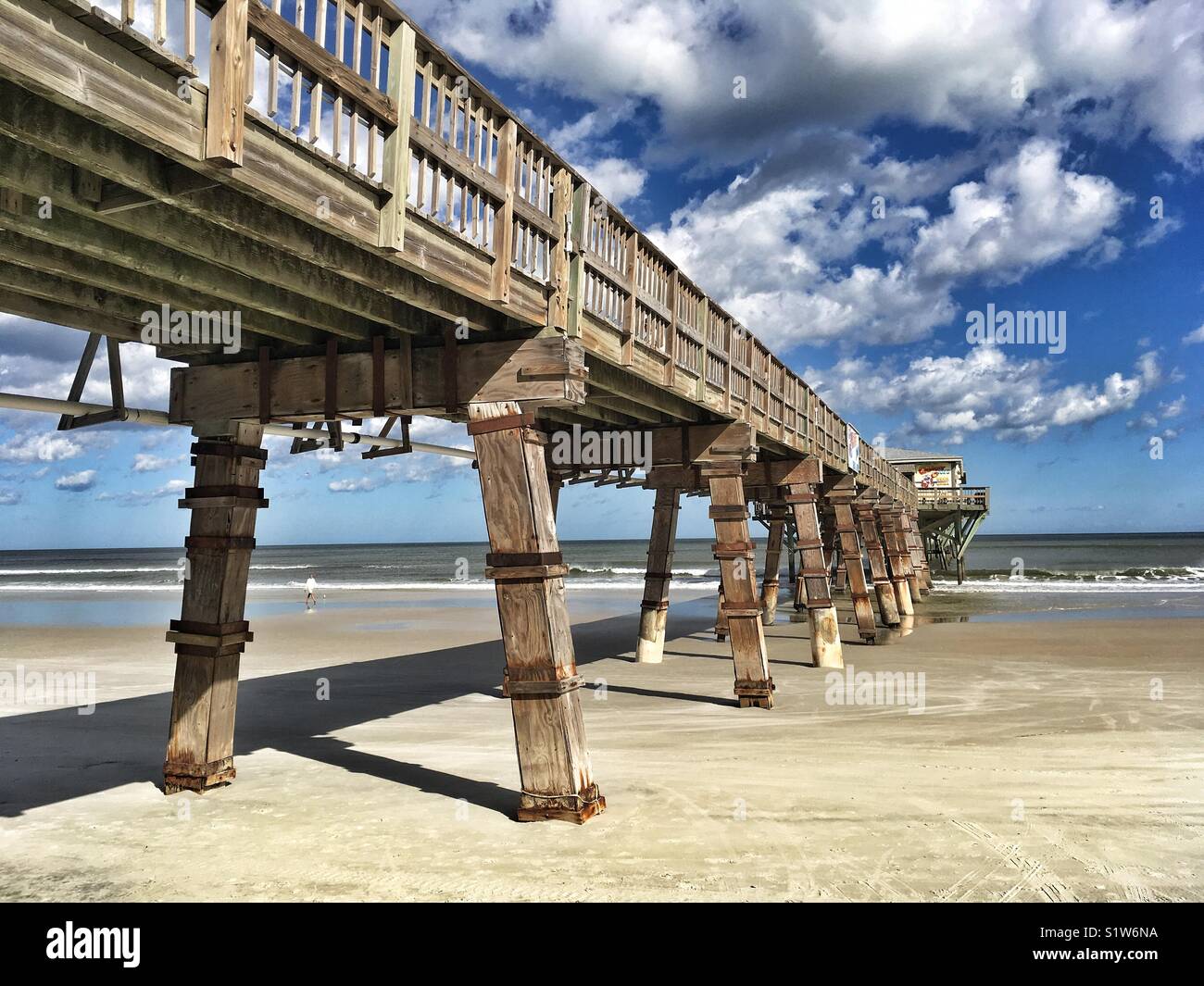 Pier in Daytona Beach, Florida Stockfoto