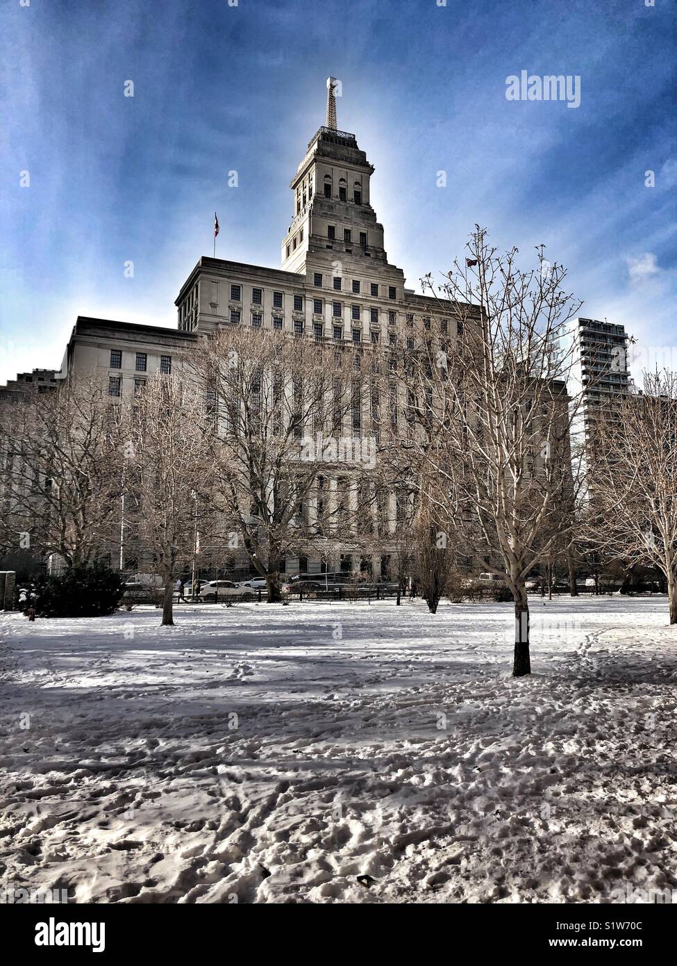 Kanada Life Versicherung Gebäude an einem sonnigen Wintertag. Stockfoto
