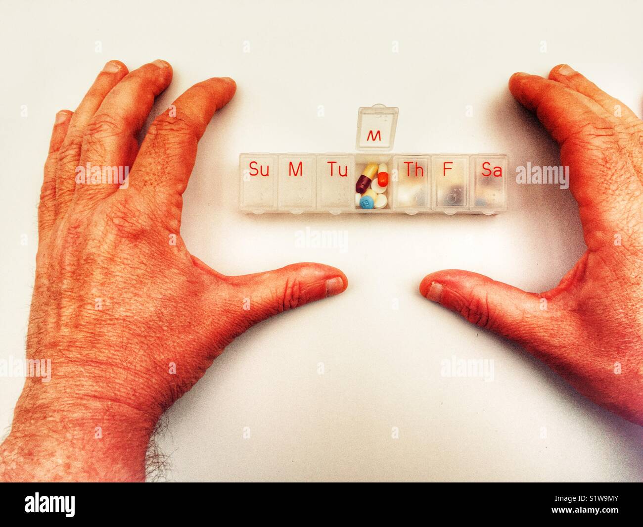 In der Wochenmitte Drogen Stockfoto