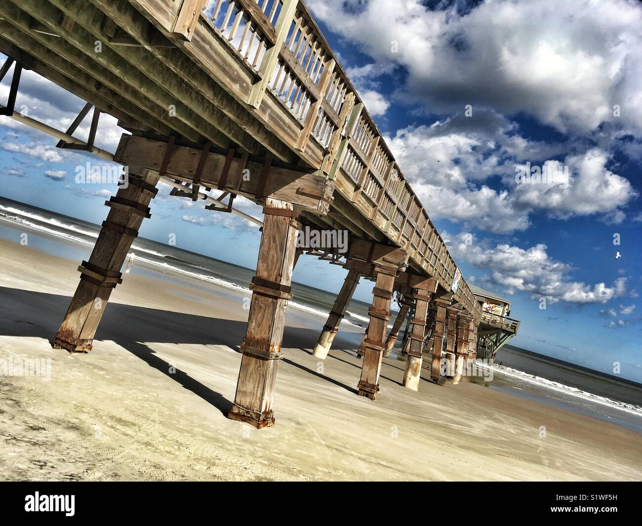 Pier in Daytona Beach, Florida Stockfoto