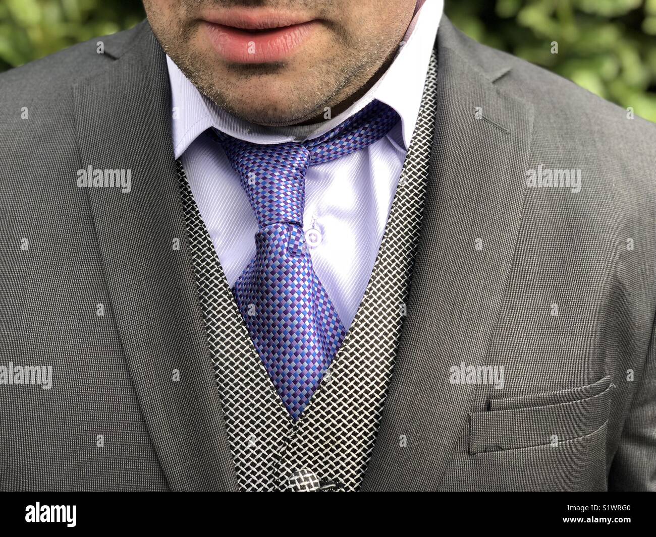 Mann im Anzug Stockfoto