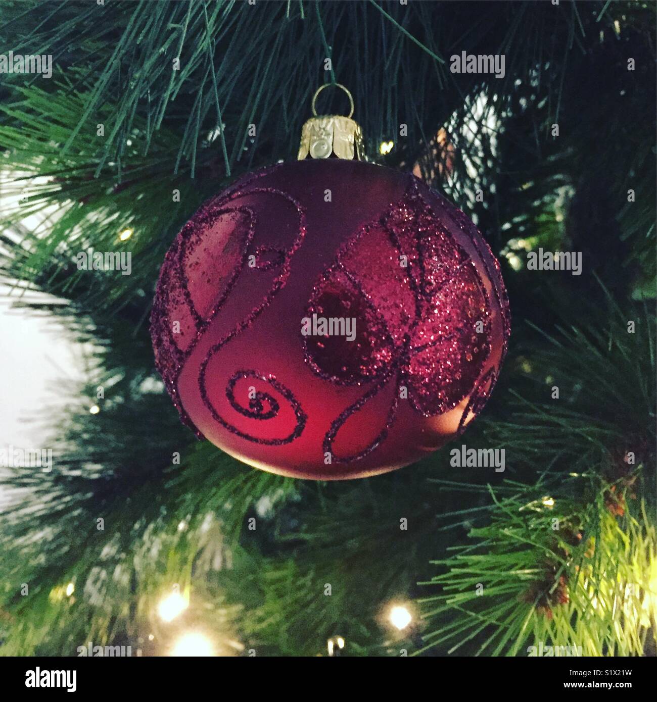 Weihnachten Bobble Stockfoto