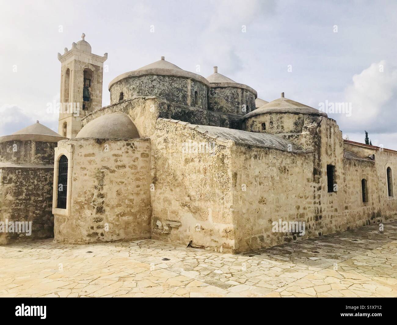 Die byzantinische Kirche Agia Paraskevi, Geroskipou, Zypern Stockfoto